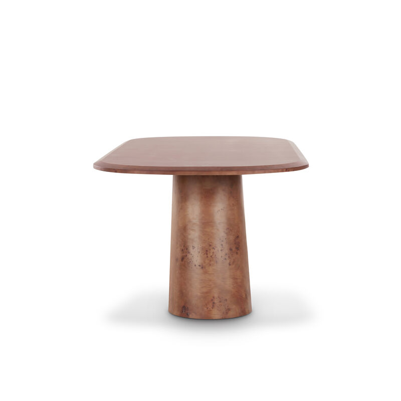 Gladyss Honey Burl Dining Table image number 3