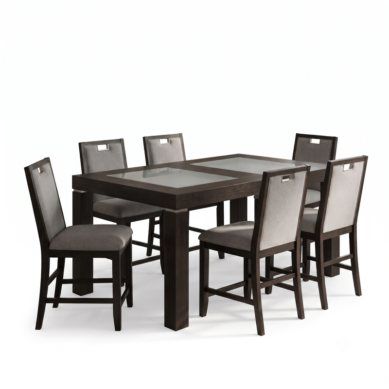 Elodie Table & 6 Side Chairs image number 0