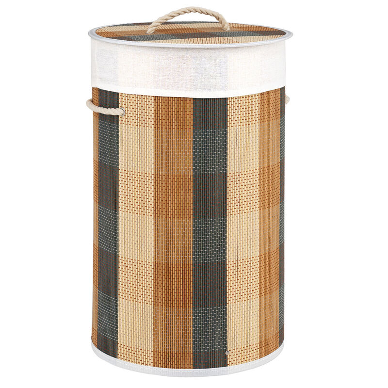13.2 Gallon Laundry Hamper with Washable Removable Liner and Lid image number 0