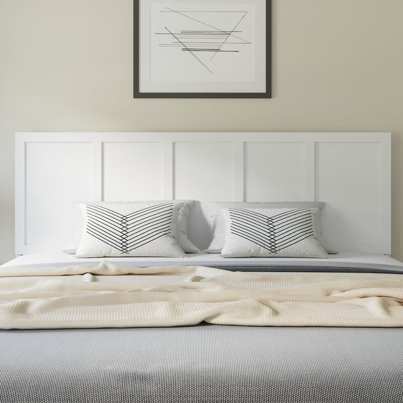 Flash Furniture Contemporary King Size Raised Panel Headboard image number 9