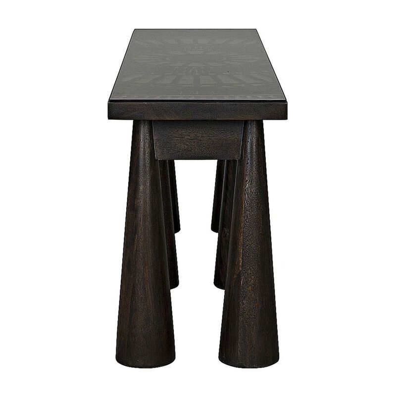 Tutankhamun Console, Ebony Walnut