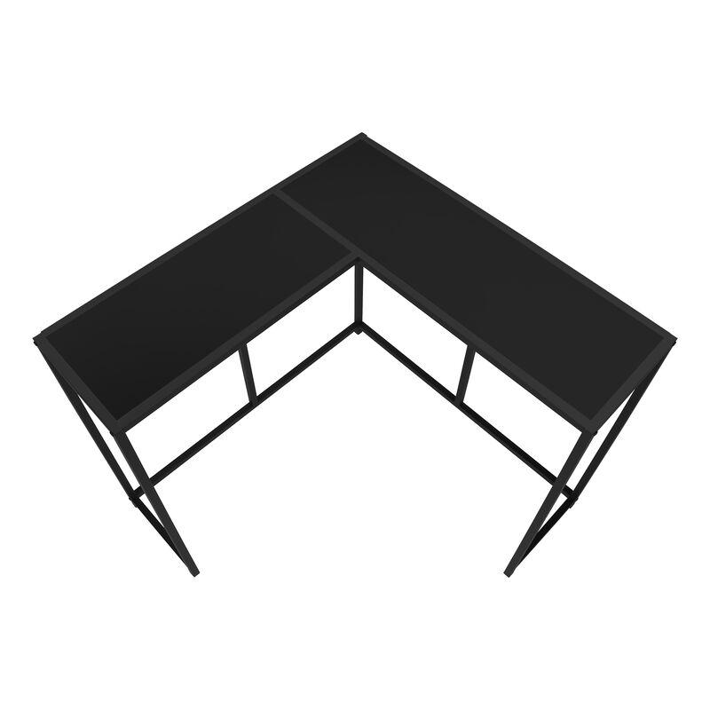 Monarch Specialties I 2157 Accent Table, Console, Entryway, Narrow, Corner, Living Room, Bedroom, Metal, Laminate, Black, Contemporary, Modern