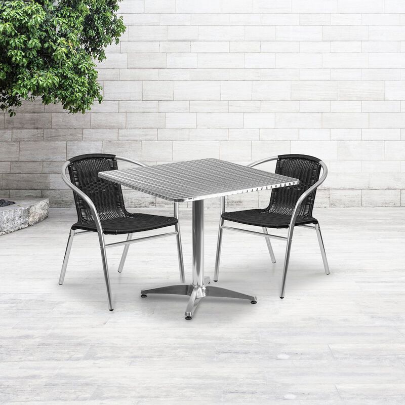 31.5SQ Aluminum Table/2 Chairs image number 3