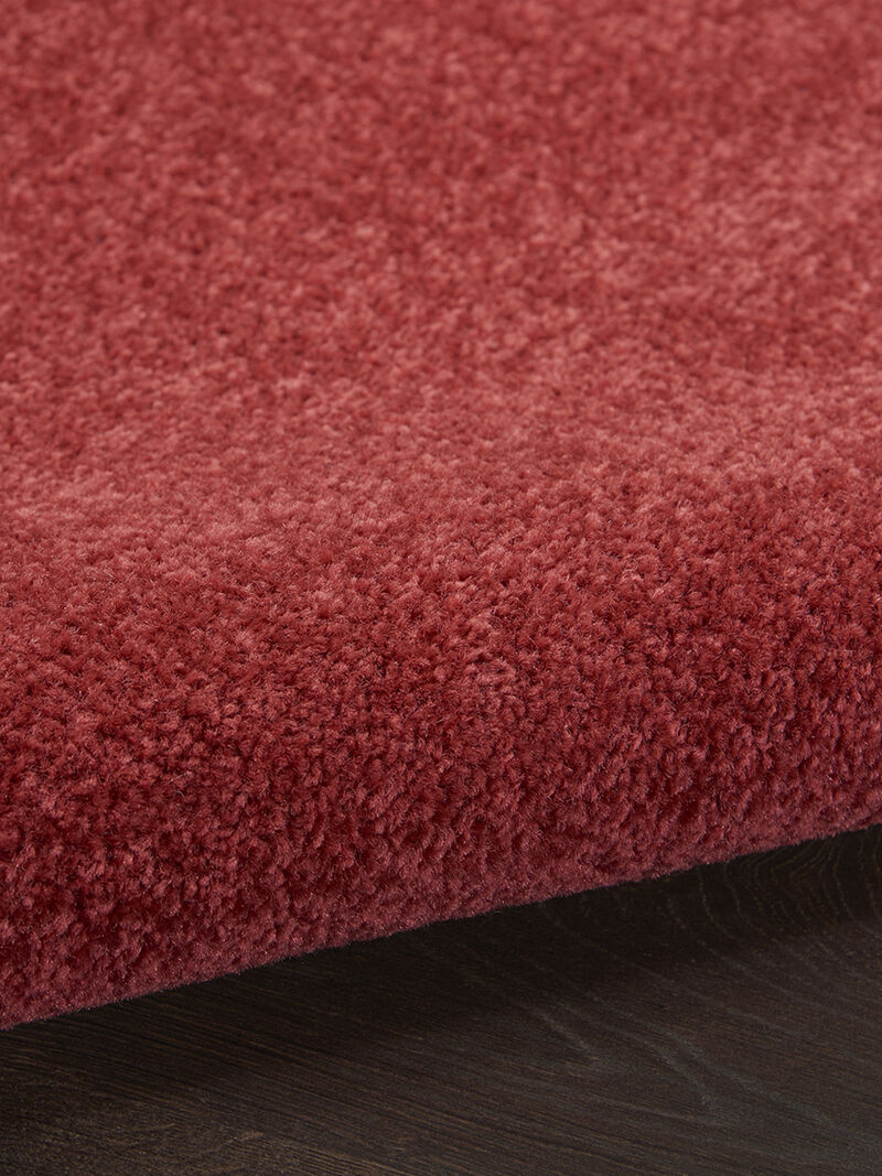 Nourison Essentials NRE01 Brick Red 6' x Round Rug image number 5