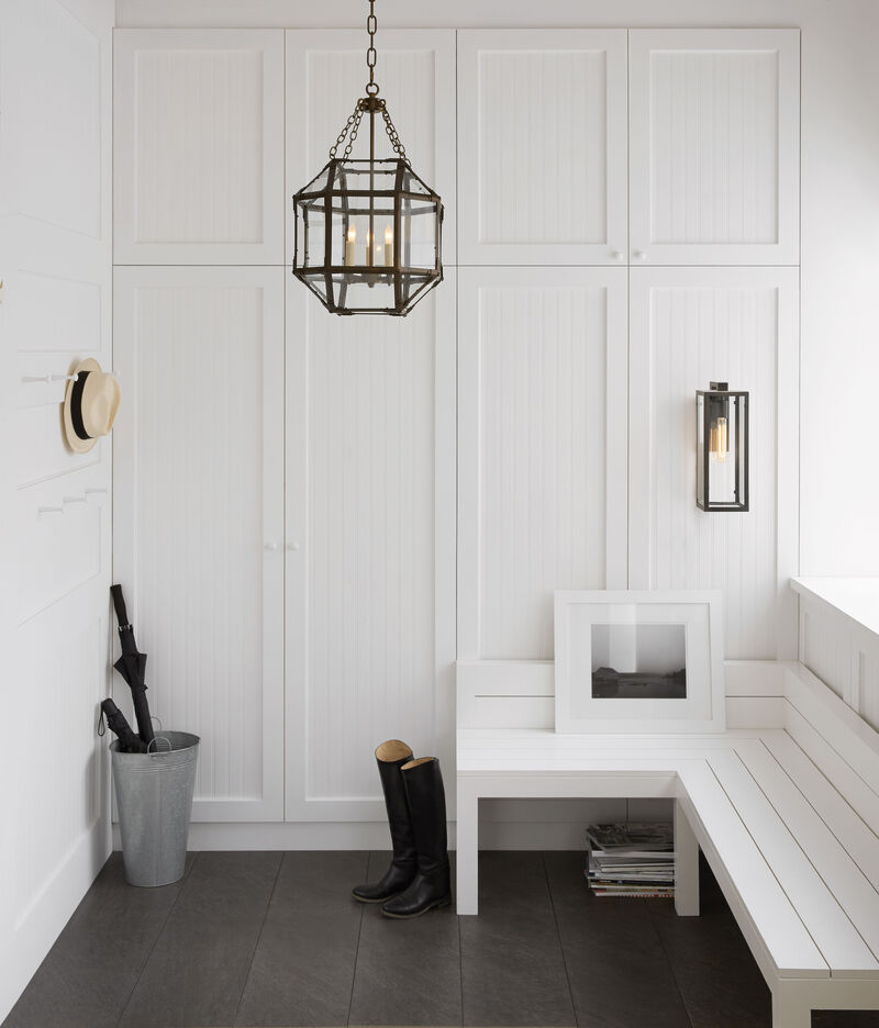 Morris Large Lantern with Clear Glass