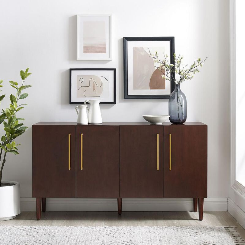 Crosley Furniture Everett Sideboard Mahogany