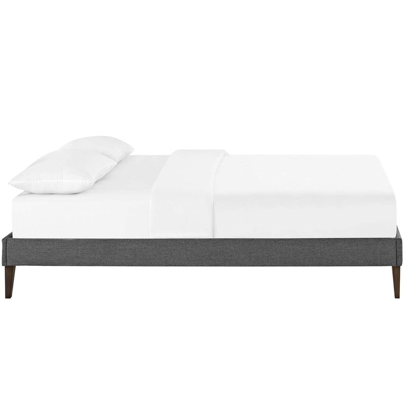 Modway - Tessie Full Fabric Bed Frame with Squared Tapered Legs image number 3
