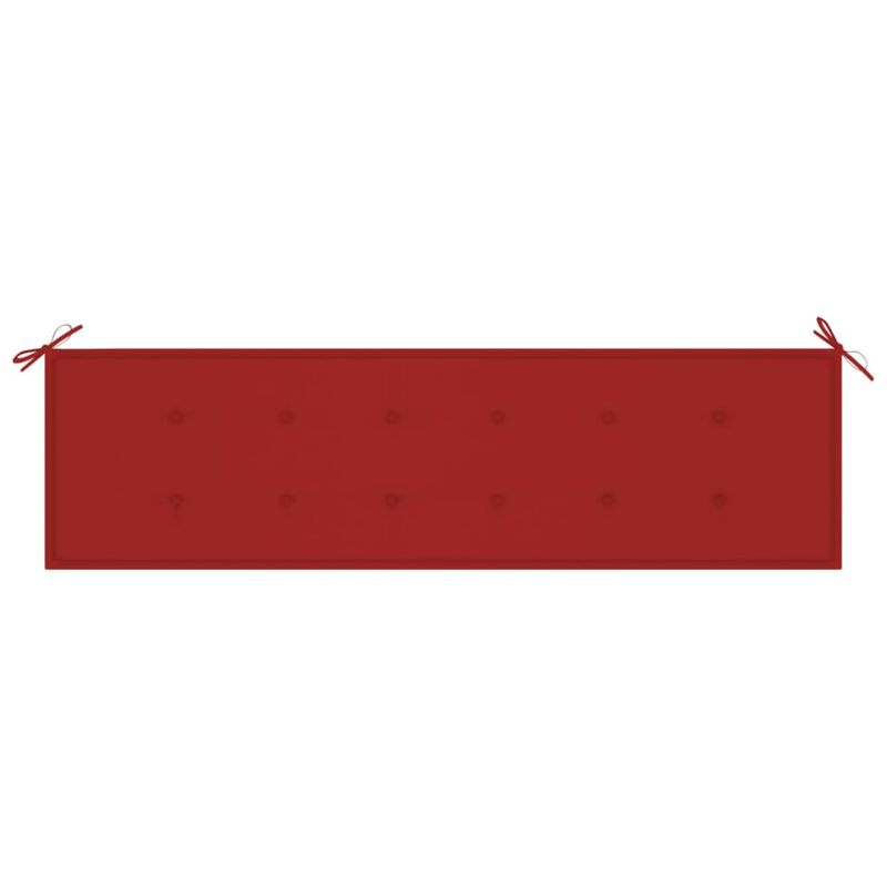 vidaXL Garden Bench Cushion Red 70.9"x19.7"x1.2"