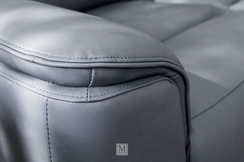 Oslo Power Leather Sofa image number 5