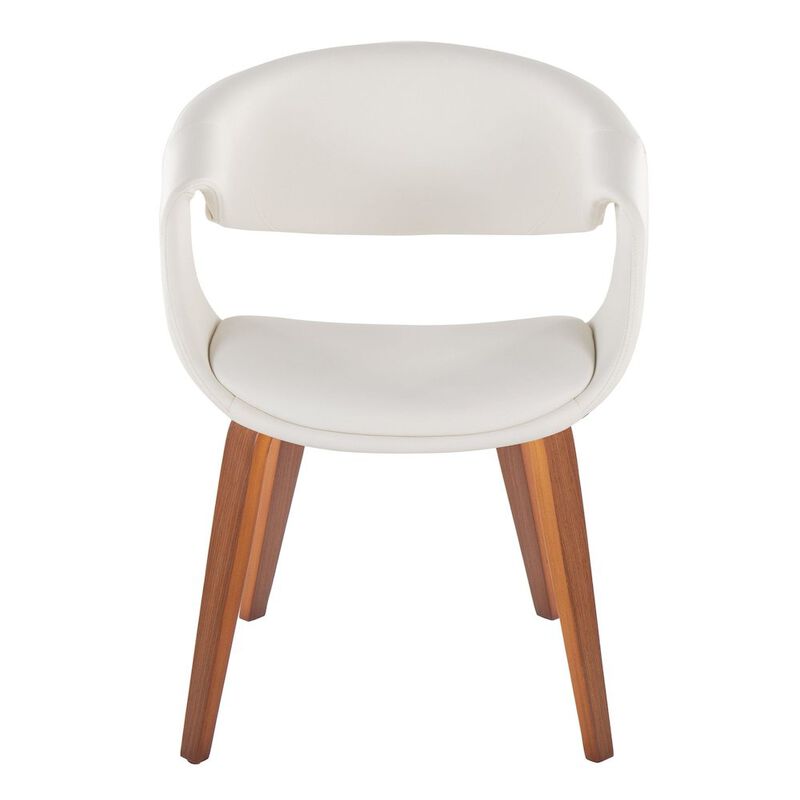 LumiSource Curvo Upholstered Chair - Set of 2