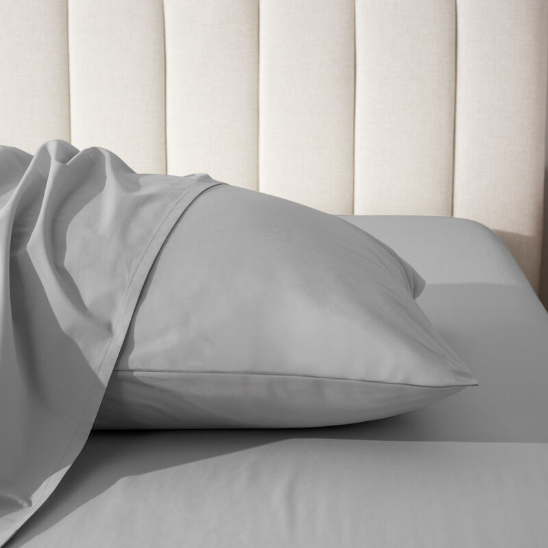 100% Organic Cotton Percale Cooling Pillowcase Set image number 1