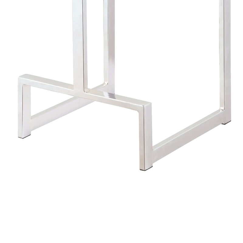 Metal Counter Height Stool, Black