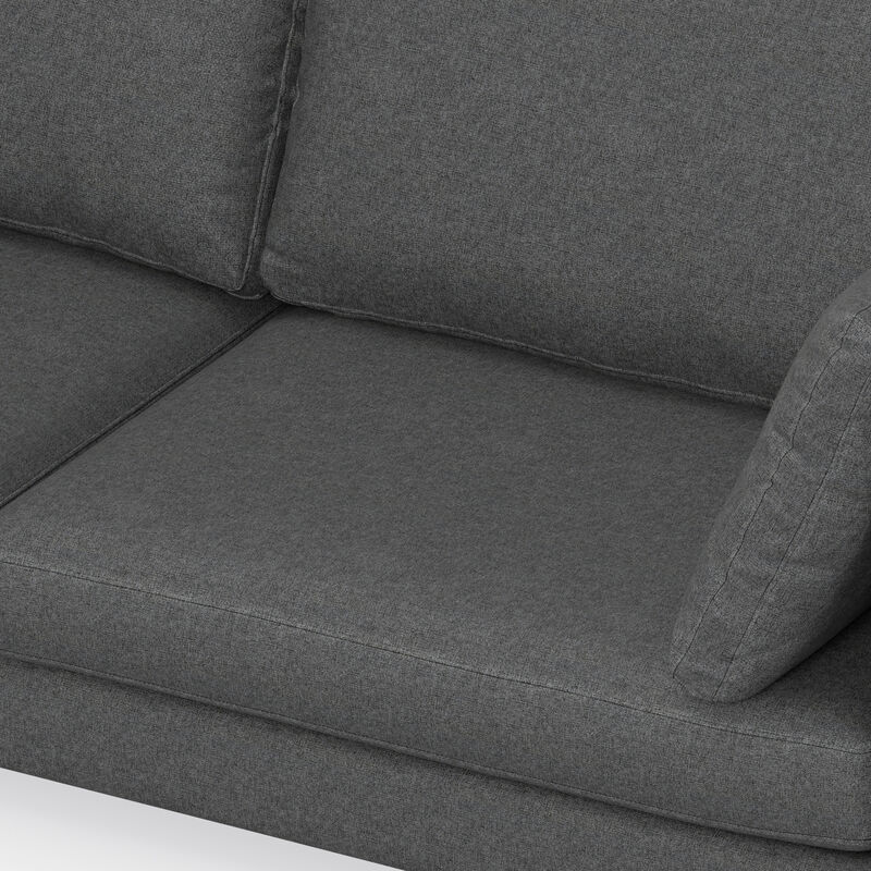 Ava 90-inch Sofa in Tightly Woven Performance Fabric