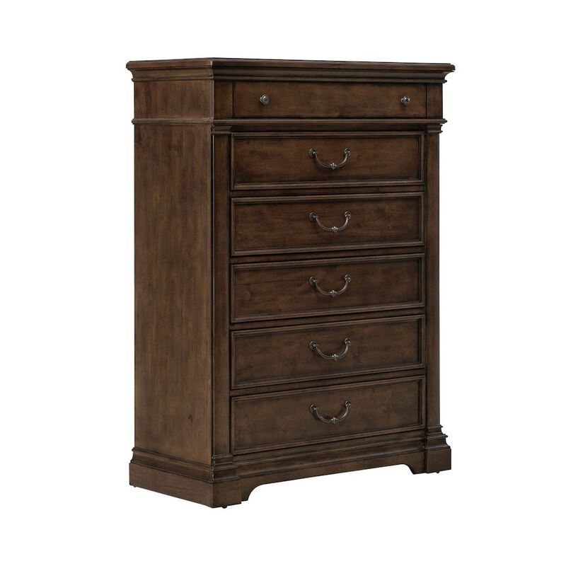 Liberty Furniture Arden Road 6 Drawer Chest for Bedroom  - Satin Cherry image number 2