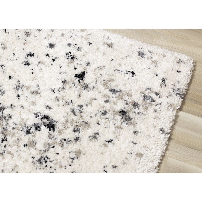 Novelle Home Madison Cream Taupe Grey Soft Speckeled Shag Rug, 7'10 x 10'10 image number 6