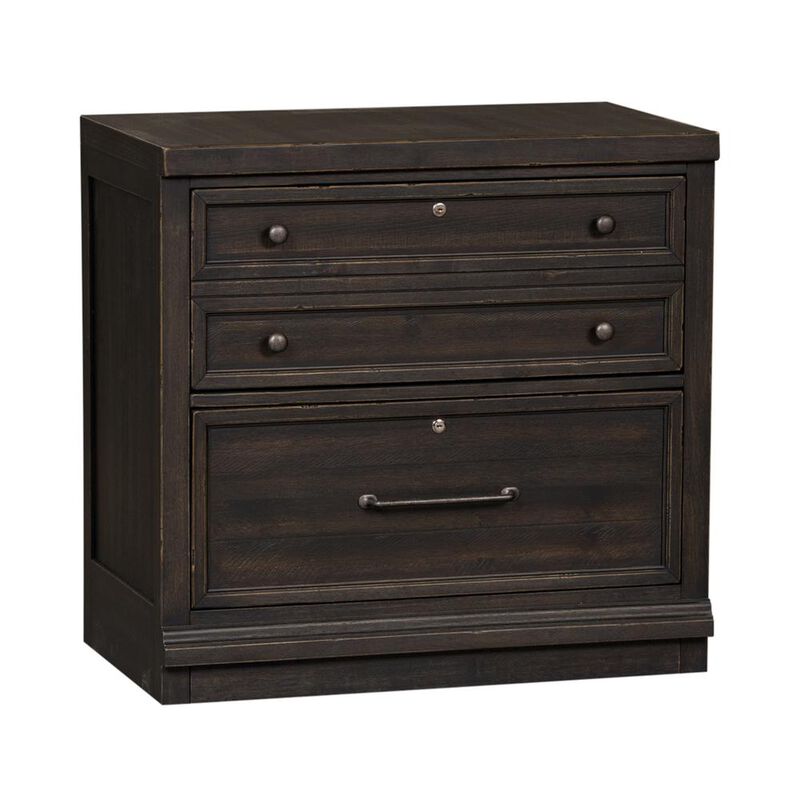 Liberty Furniture Harvest Home Bunching Lateral File Cabinet in Chalkboard image number 0