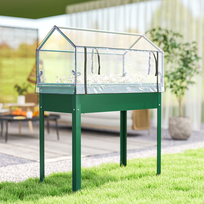 Hivvago Elevated Vegetable Planter with Drainage Hole image number 7