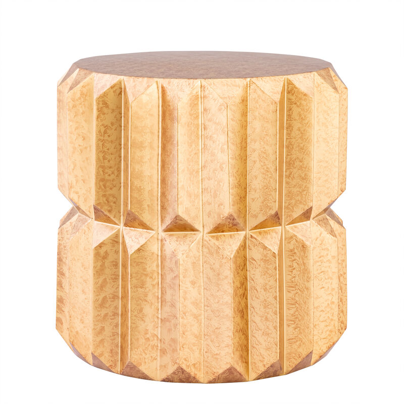 Quessara Copper Faceted End Table image number 2