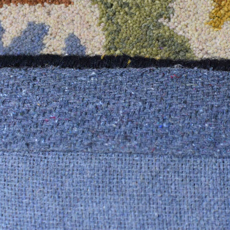 RUGSOTIC CARPETS HAND TUFTED WOOL ECO-FRIENDLY AREA RUGS  - Rectangle Shape, Size, Floral Modern Design, High Pile Thick Handmade Anti Skid Area Rugs for Living Room, Bed Room (K03070) image number 3