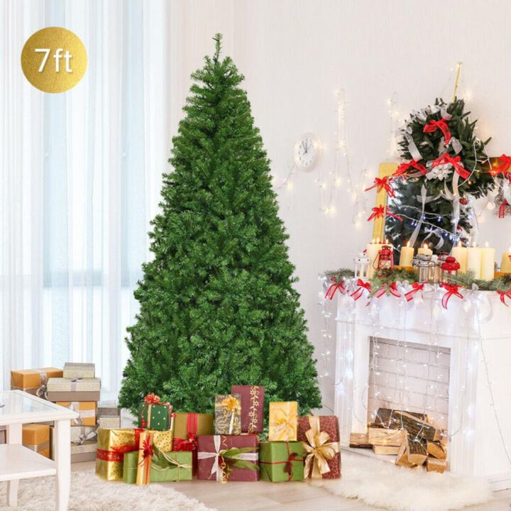Hivvago 4/5/6/7/8/9 Feet Artificial Premium Hinged Christmas Tree