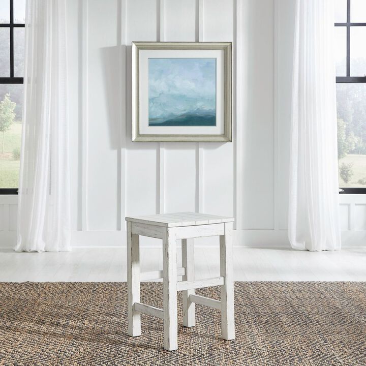 Liberty Furniture River Place Counter Height Swivel Stool  - Riverstone White