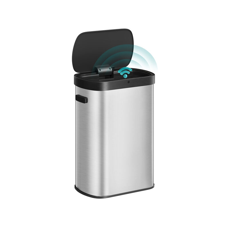13 Gallon Automatic Motion Sensor Trash Can with Soft Close Lid image number 6