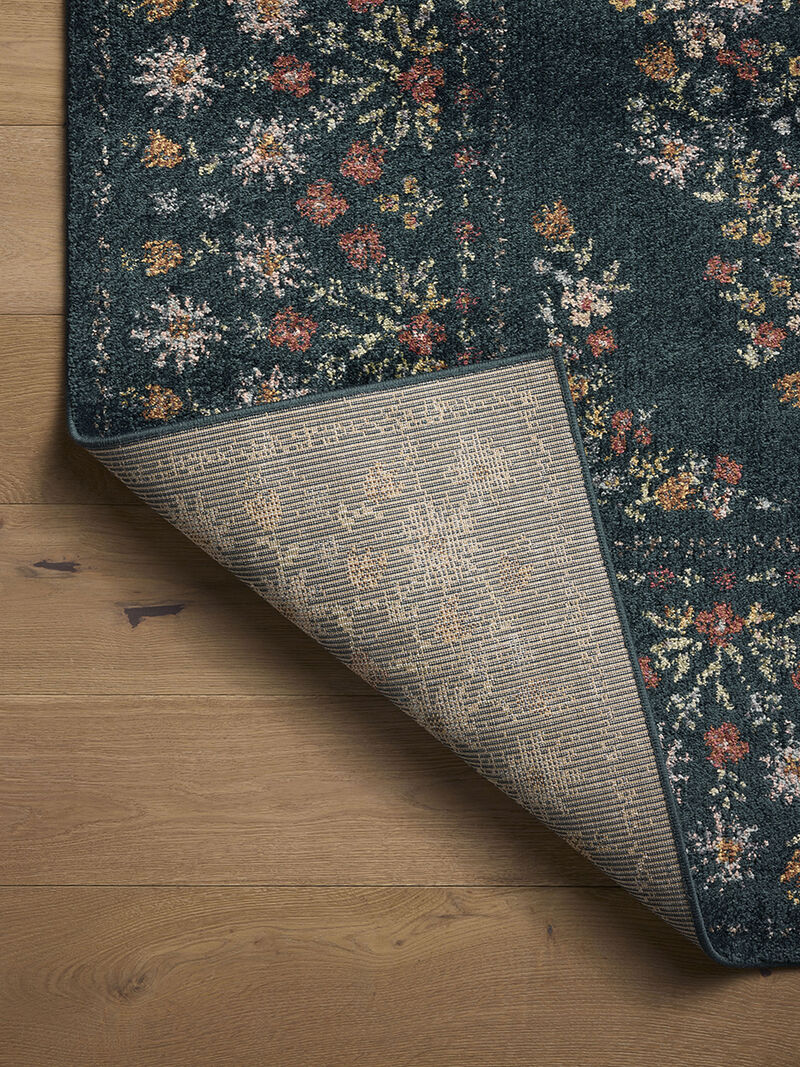 Laurel LAU-02 Navy 9''2" x 12''2" Rug by Rifle Paper Co.