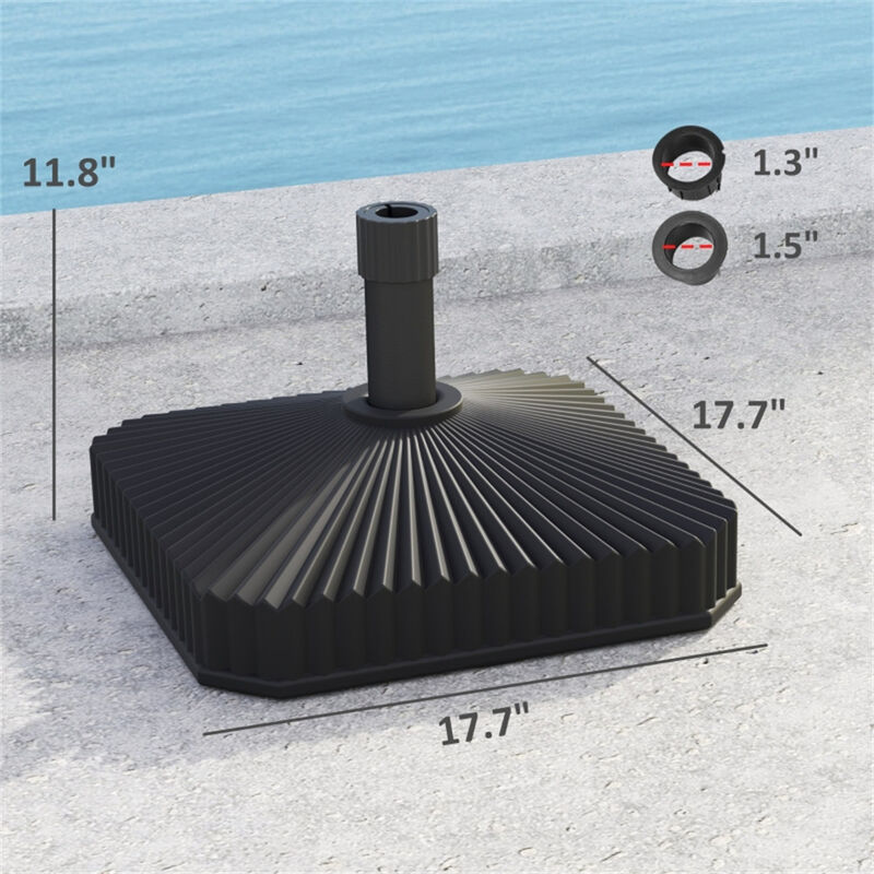 Stable Umbrella Base for Outdoor Use, Adjustable for Cantilever Umbrellas