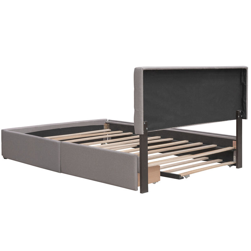 Quubpe Upholstered Platform Bed image number 3