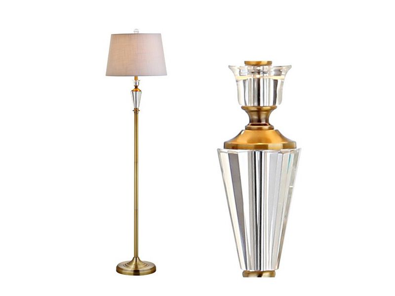 Harper Crystal / Metal LED Floor Lamp