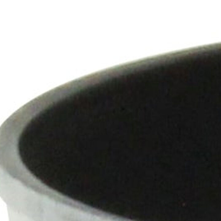 HomeRoots 6" Silver Recycled Plastic Indoor Outdoor Round Pot Planter