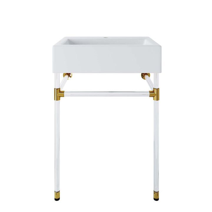 Modway Redeem 24 Acrylic Wall-Mount Bathroom Vanity
