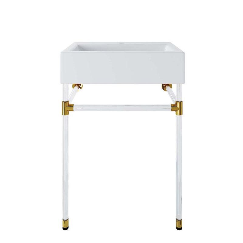 Modway Redeem 24 Acrylic Wall-Mount Bathroom Vanity