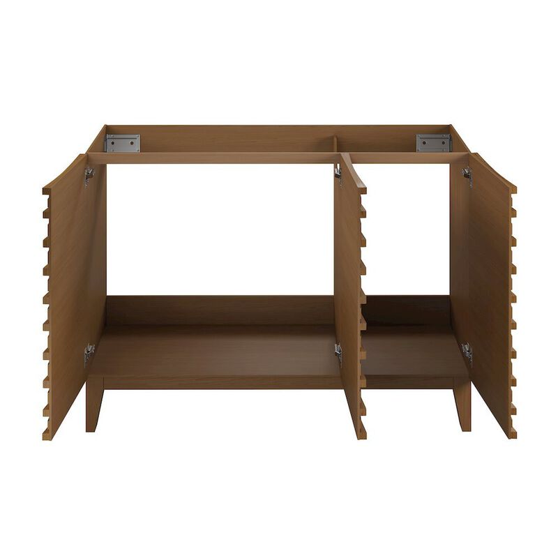 Cascade 48'' Bathroom Vanity in Brown Oak- Cabinet Only image number 5