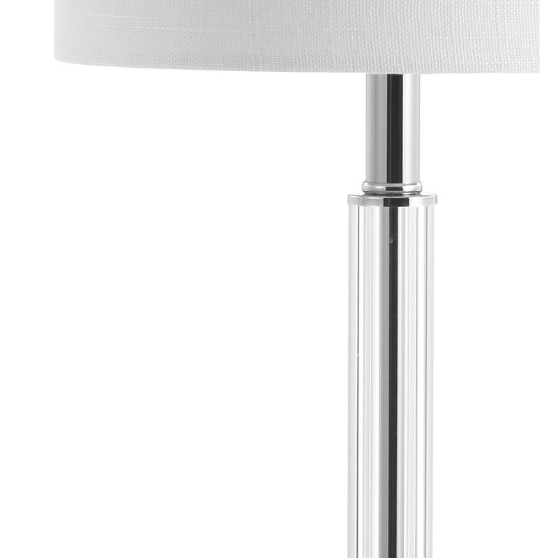 Dana Crystal Column/Metal LED Table Lamp