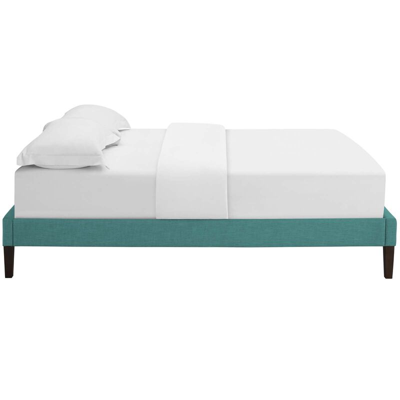 Modway - Tessie Queen Fabric Bed Frame with Squared Tapered Legs image number 3