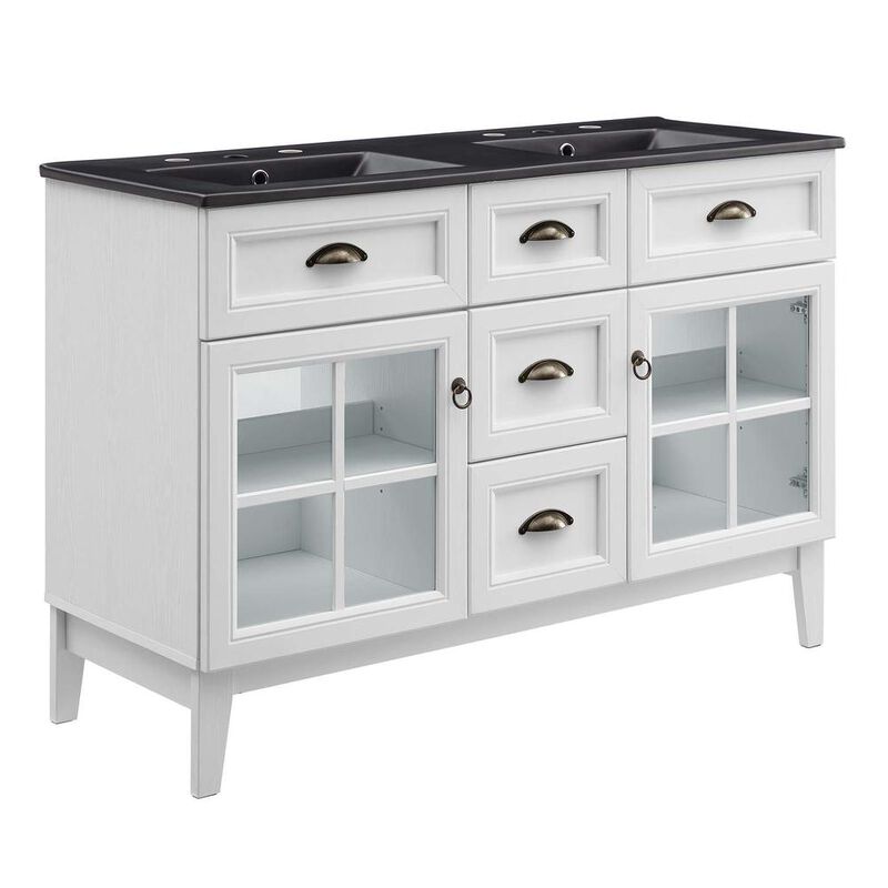 Modway Isle 48 Double Bathroom Vanity Cabinet