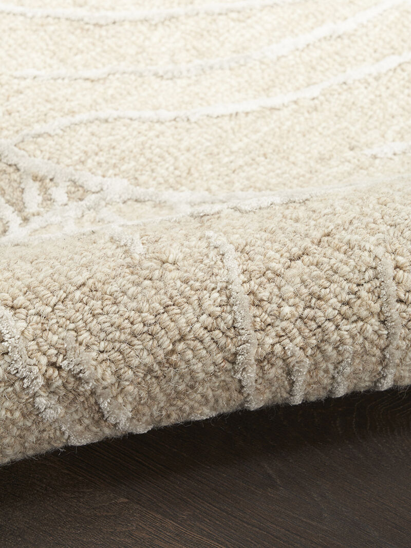 Avra AVR01 Taupe 3'9" x 5'9" Rug image number 4