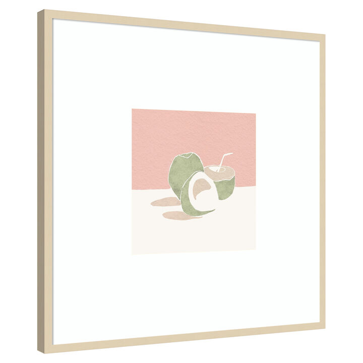 Coco de Bahia by Yuyu Pont Wood Framed Wall Art Print