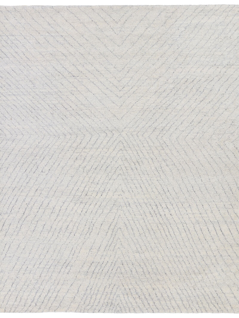 Indira Zivian White 10' x 14' Rug