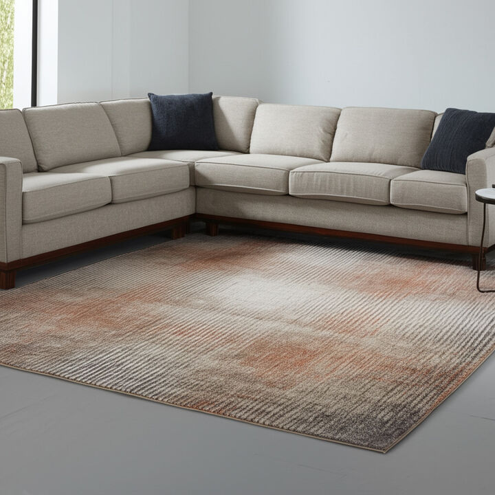 HomeRoots Abstract Area Rug