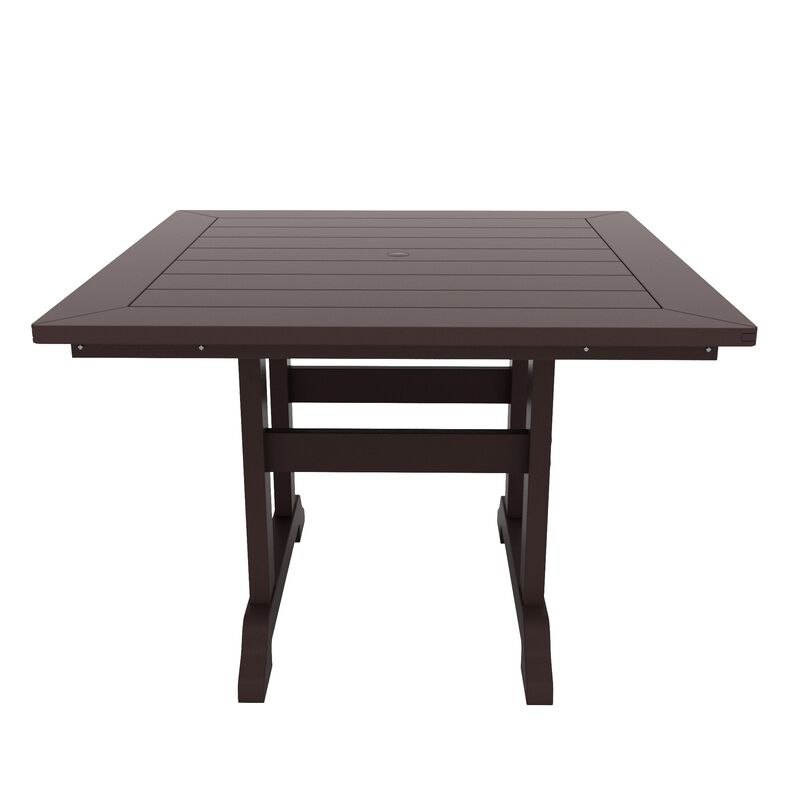 WestinTrends 43" Square Outdoor Patio Dining Table