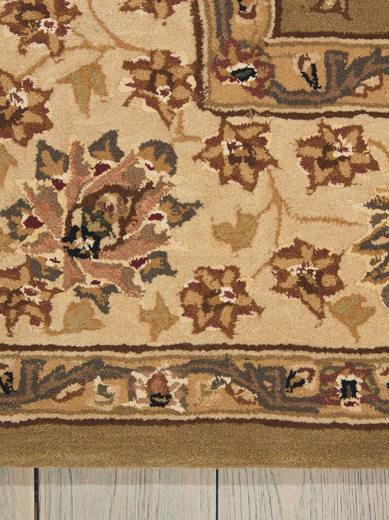 Nourison 2000 2003 Olive 6' x Round Rug image number 1