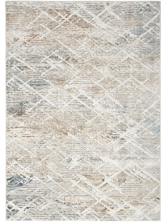 Glitz GLZ11 Gray/Multicolor 7'10" x 9'10" Rug