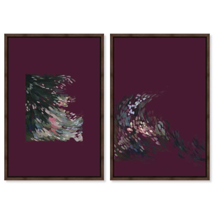 Delicate Spring Set Abstract Canvas Print by Oliver Gal