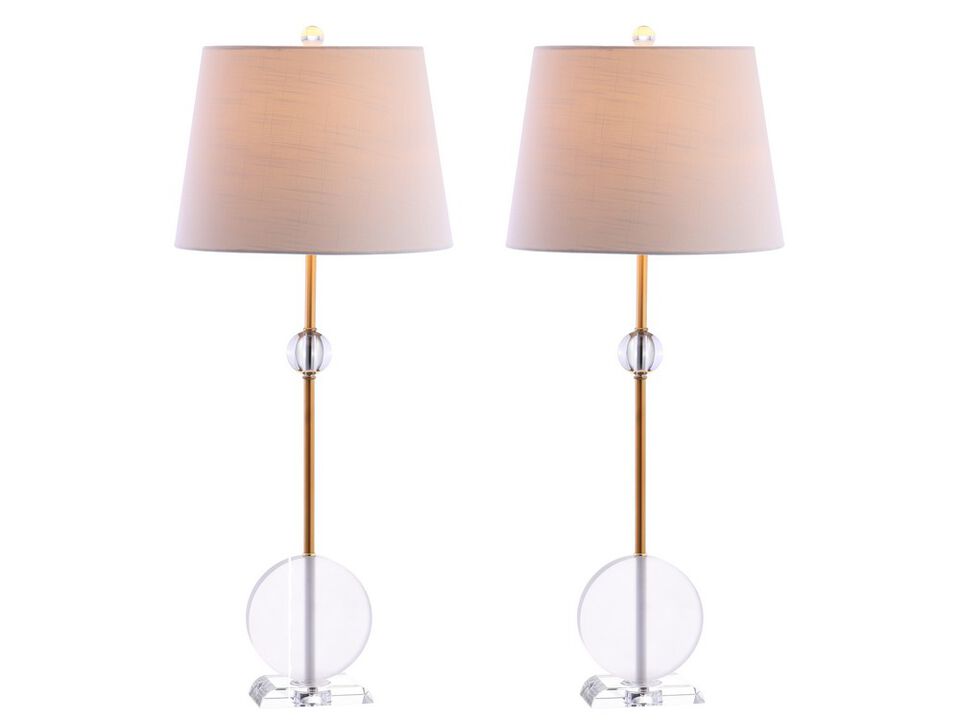 Spencer Crystal/Metal LED Table Lamp