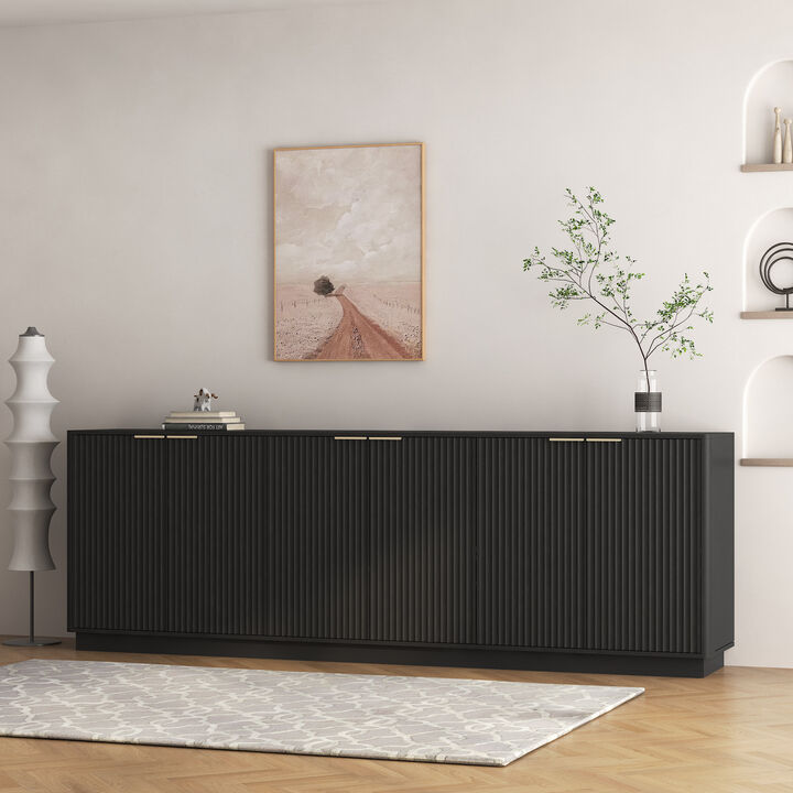 Helkma Large Fluted Sideboard