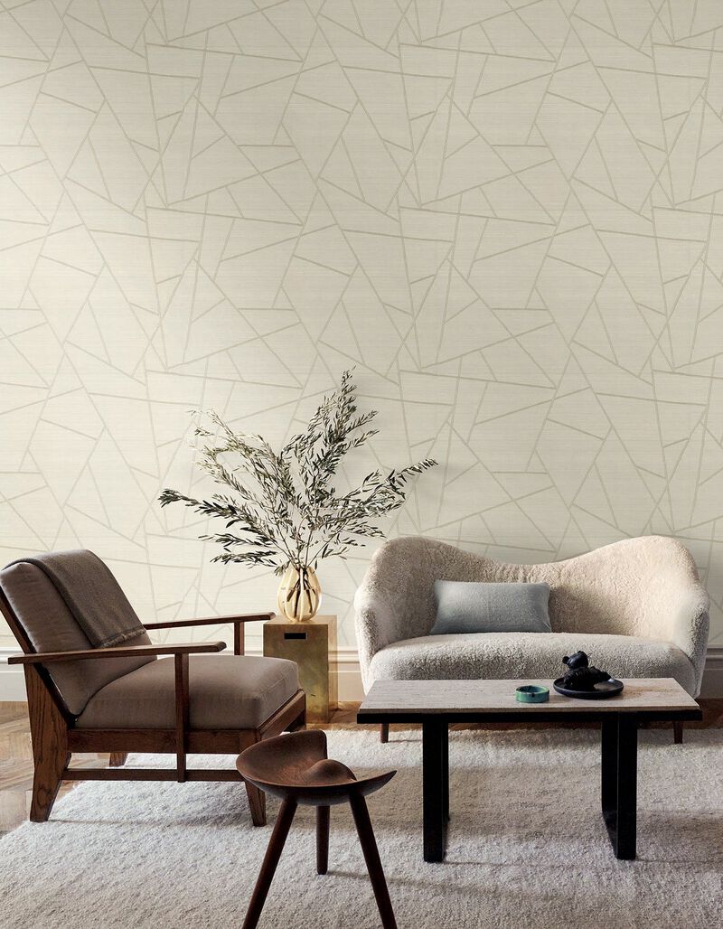 Lisle Ivory Wallpaper (Double Roll) image number 4