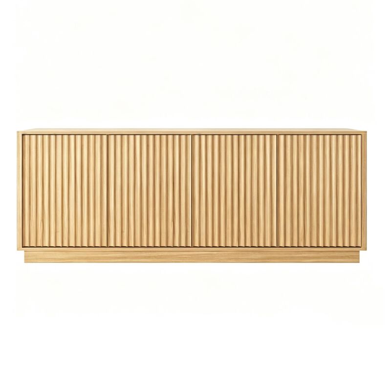 Kiple  Modern Fluted Sideboard Buffet Cabinet image number 0