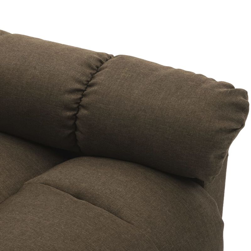 Recliner Brown Fabric image number 5